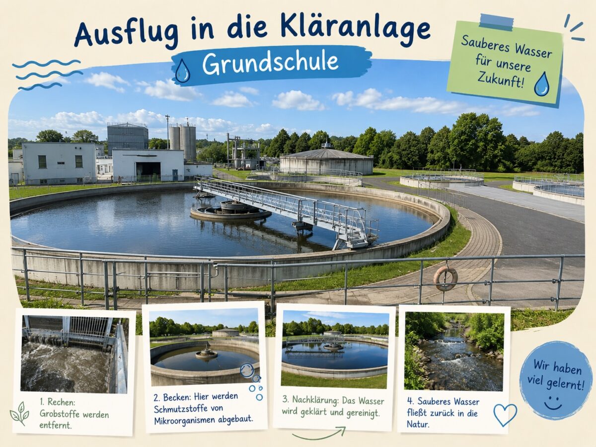 Ausflug zur Kläranlage